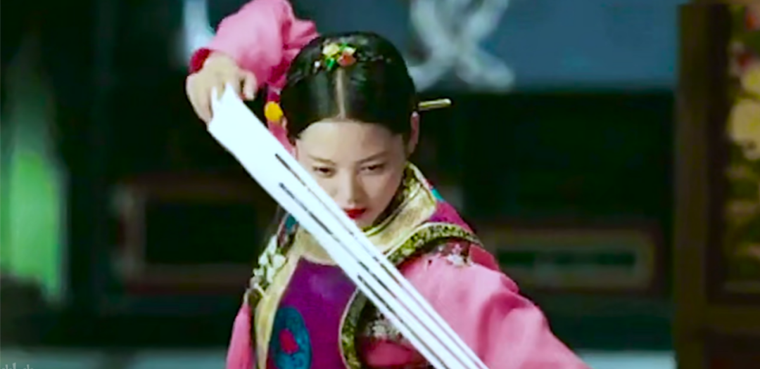 《如懿传》中的金玉妍，因为舞蹈颇似海底捞中的抻面表演，故而被网友制作成了“抻面舞”。